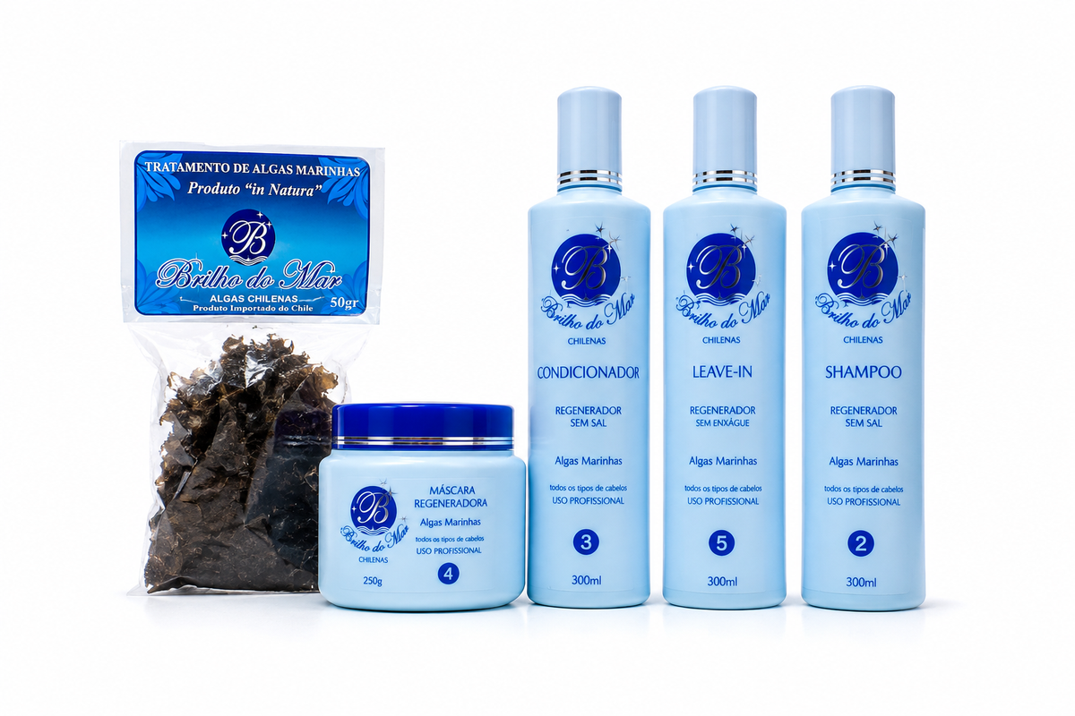 Kit Completo com Algas Vermelhas em Folha