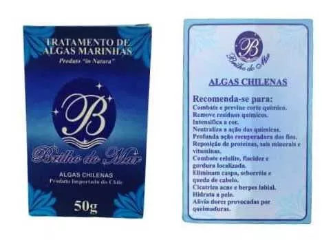 Algas Marinhas Chilenas - Caixa Brilho do Mar 50g