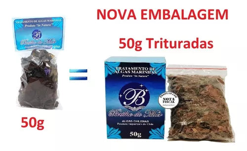Algas Marinhas Chilenas Trituradas - Nova Embalagem 50g