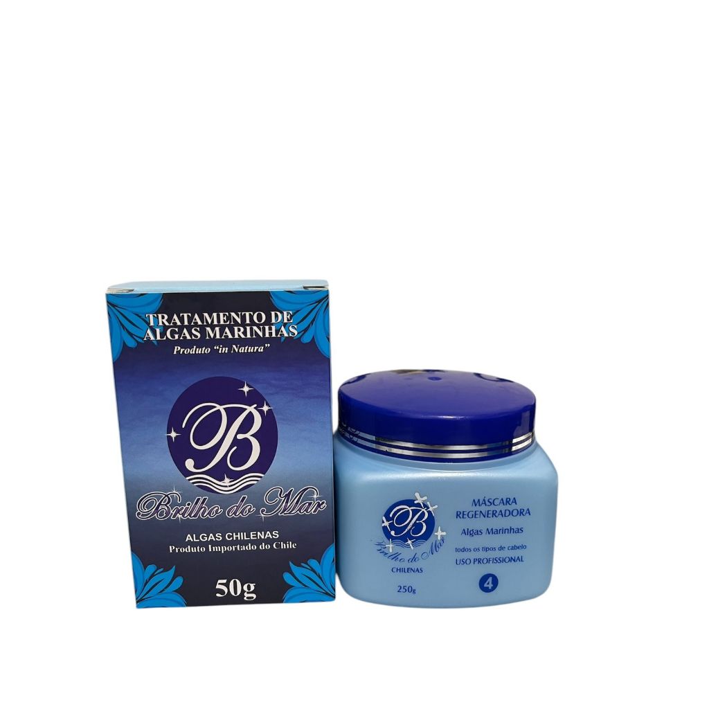 Kit Algas Vermelhas Trituradas + Máscara Capilar Regeneradora Brilho do Mar