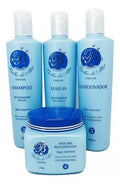 Kit Brilho do Mar — Shampoo, Condicionador, Leave-in e Máscara Regeneradora